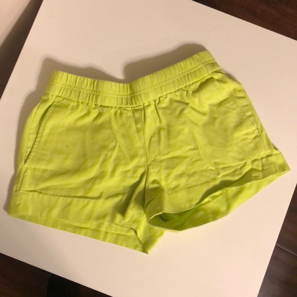 Green J. Crew Shorts